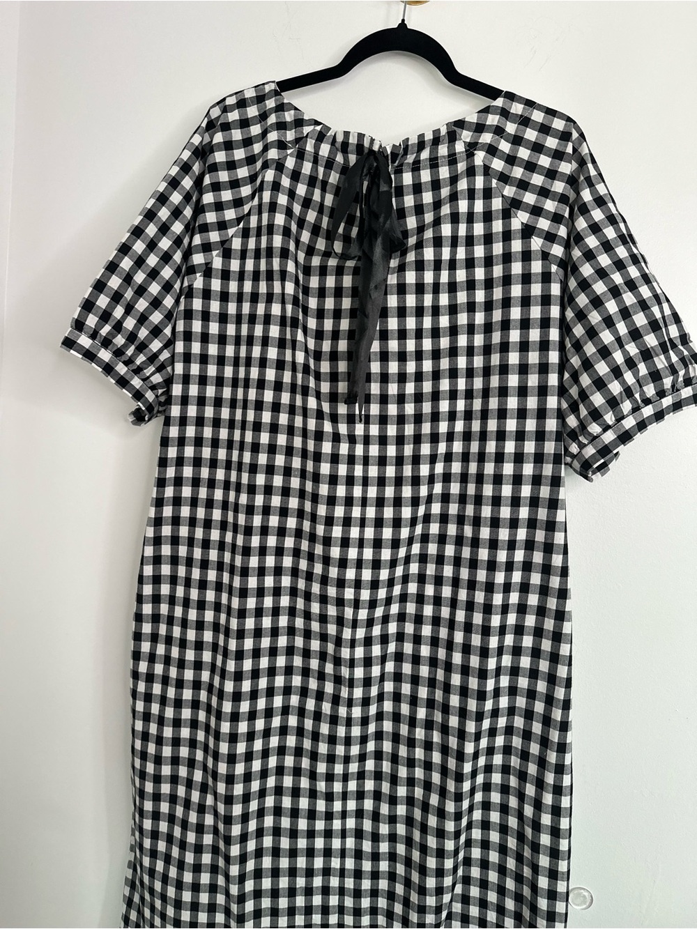 Black & White Gingham Cotton Maxi Dress Cottageco… - image 13